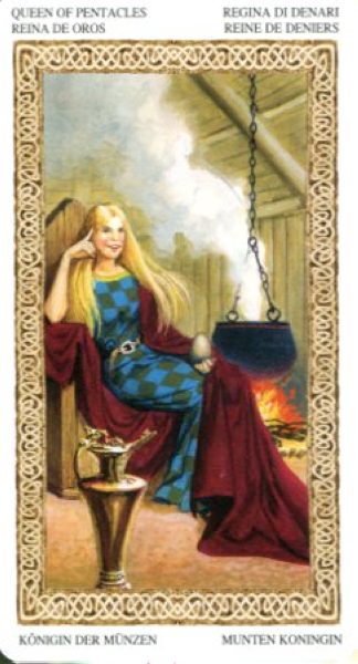 Tarot of Druids. Таро Друидов %% Королева жезлов