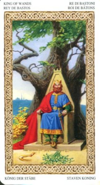 Tarot of Druids. Таро Друидов %% Король мечей