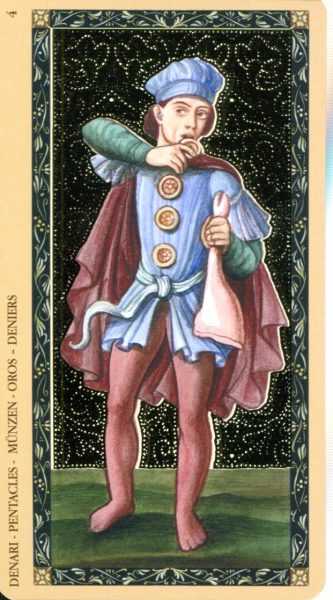 Золотое Флорентийское Таро (Golden Tarot of Renaissance) %% XVII Звезда