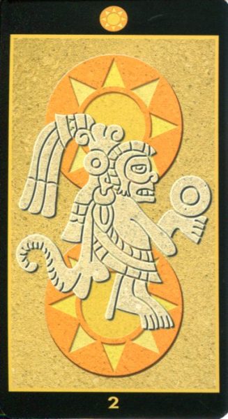 Таро Майя (Mayan Tarot) %% 2 жезлов