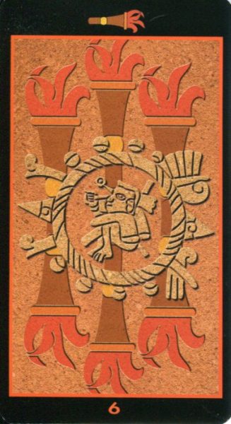 Таро Майя (Mayan Tarot) %% 6 мечей