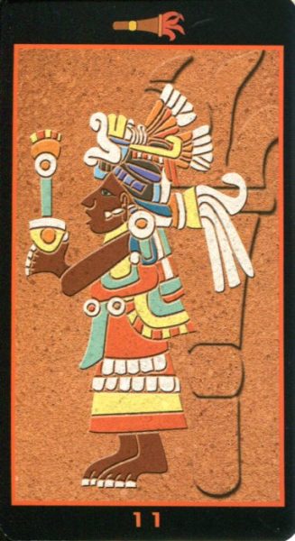 Таро Майя (Mayan Tarot) %% Паж мечей