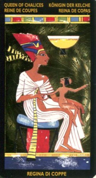 Таро Нефертари царицы красоты I Tarocchi Di Nefertari %% 3 чаш