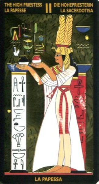 Таро Нефертари царицы красоты I Tarocchi Di Nefertari %% Королева пентаклей