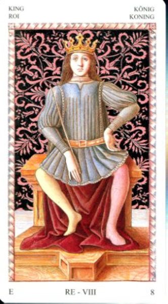 Таро Мантеньи Серебряное Пасьянсное (Mantegna Tarot) %% XIV Умеренность