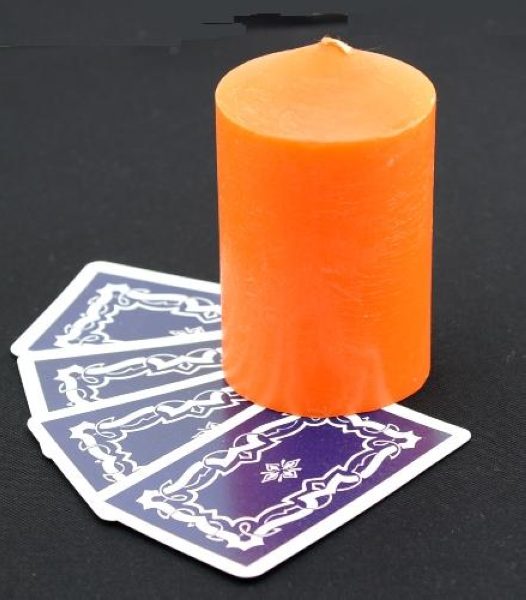 Оранжевая магическая свеча %% иллюстрация  3