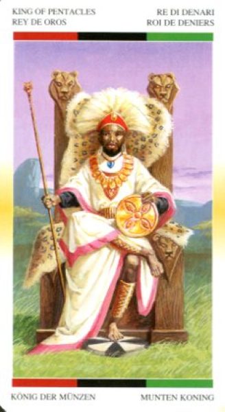 Таро Афро-Американское (African American Tarot) %% Король жезлов