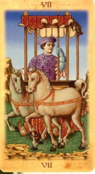 Medieval Tarot. Средневековое Таро %% VII Колесница