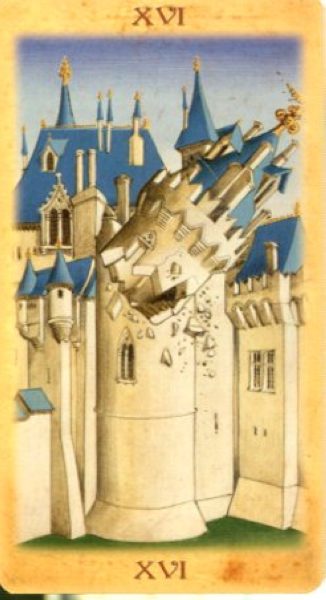 Medieval Tarot. Средневековое Таро %% XVI Башня
