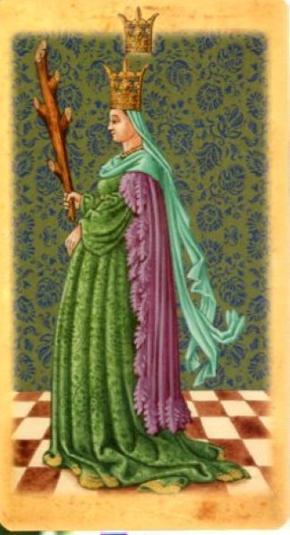 Medieval Tarot. Средневековое Таро %% Королева мечей