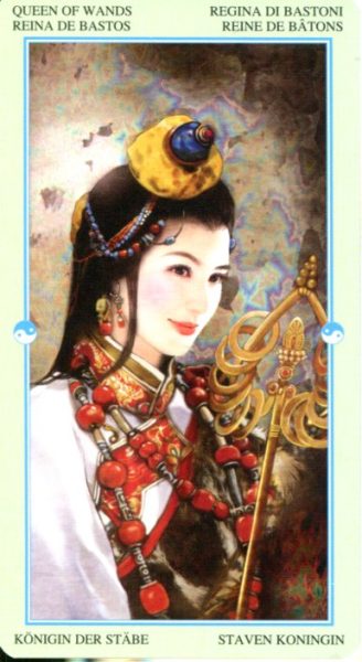 China Tarot. Китайское Таро %% Королева мечей