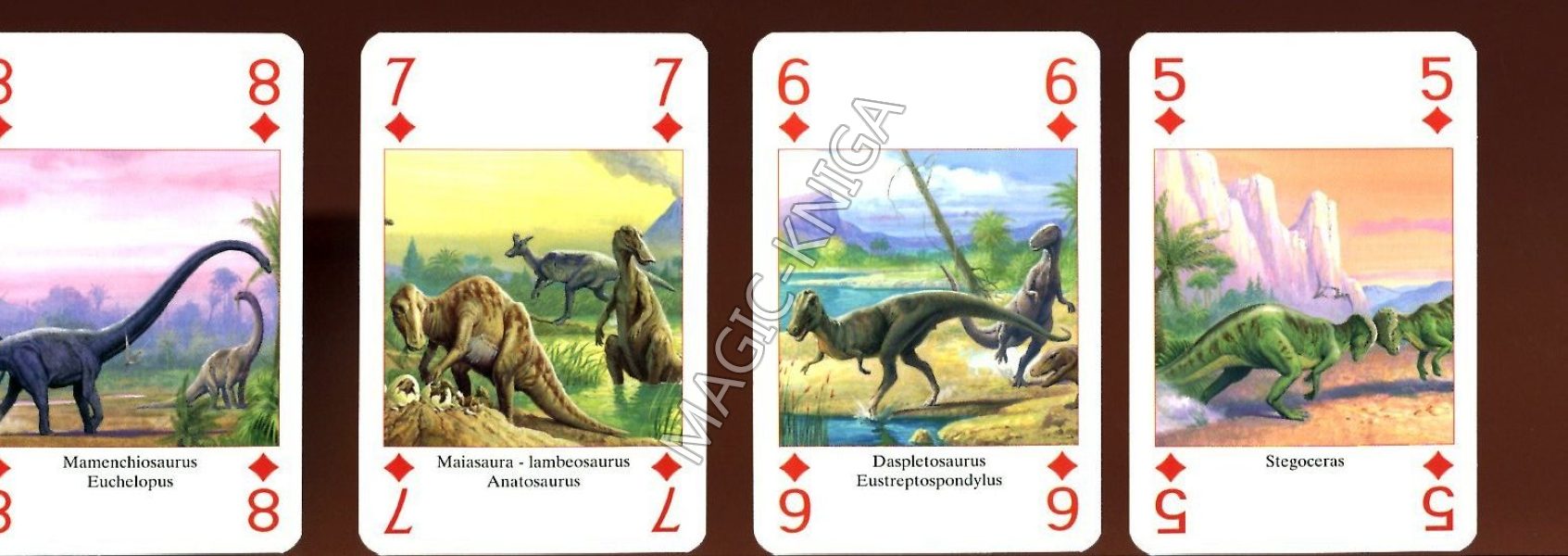 Игральные карты «Динозавры» (Dinosaures Co) %% 