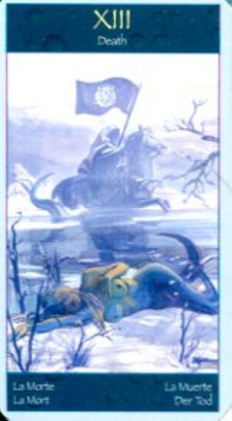 Мини Таро Волшебный Мир Сирен (Mini Tarot Of Mermaids) %% XIII Смерть