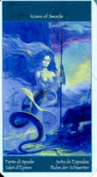 Мини Таро Волшебный Мир Сирен (Mini Tarot Of Mermaids) %% Паж пентаклей