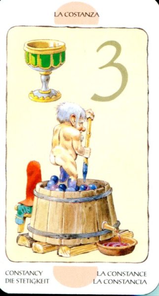Tarot of the Gnomes. Таро Гномов (мини) %% II Жрица