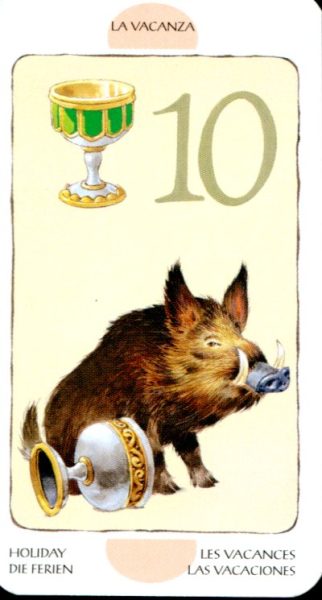 Tarot of the Gnomes. Таро Гномов (мини) %% IX Отшельник