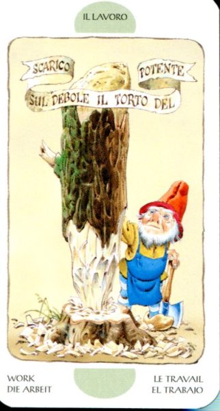 Tarot of the Gnomes. Таро Гномов (мини) %% 7 чаш