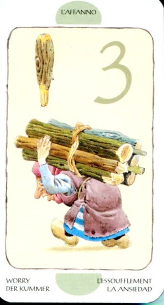 Tarot of the Gnomes. Таро Гномов (мини) %% 9 чаш