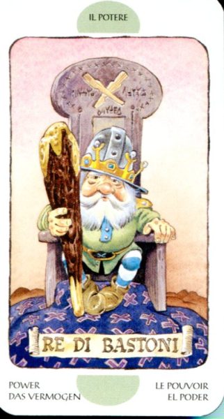 Tarot of the Gnomes. Таро Гномов (мини) %% 6 жезлов