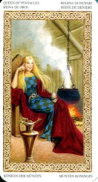 Tarot of Druids. Таро Друидов (мини) %% Королева жезлов