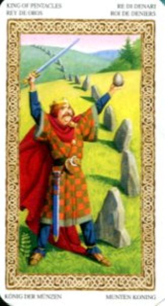 Tarot of Druids. Таро Друидов (мини) %% Король жезлов