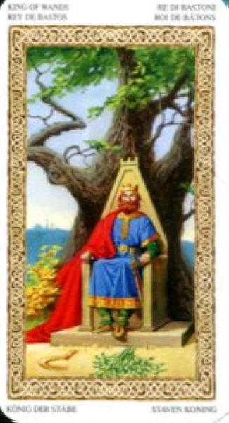 Tarot of Druids. Таро Друидов (мини) %% Король мечей