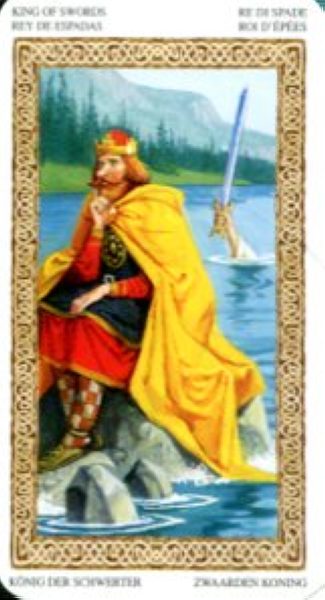 Tarot of Druids. Таро Друидов (мини) %% Король пентаклей