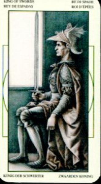 Tarot Leonardo Da vinci. Таро Леонардо Да Винчи (мини) %% Король пентаклей