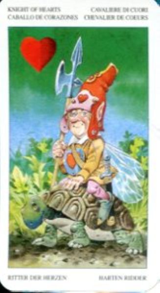 Мини Таро Сказка Леса (Mini Tarot Fairy) %% Рыцарь чаш