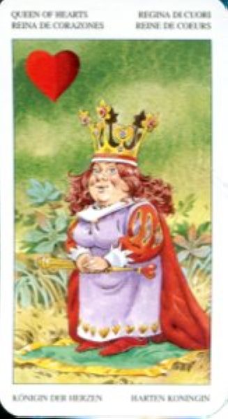 Мини Таро Сказка Леса (Mini Tarot Fairy) %% Королева чаш