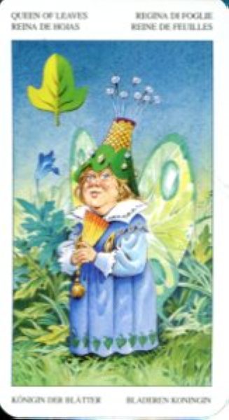 Мини Таро Сказка Леса (Mini Tarot Fairy) %% Королева пентаклей