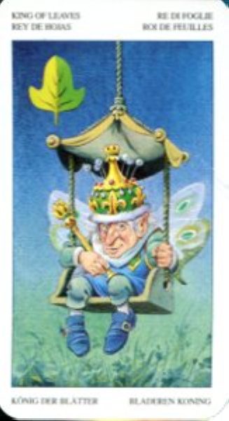 Мини Таро Сказка Леса (Mini Tarot Fairy) %% Король пентаклей
