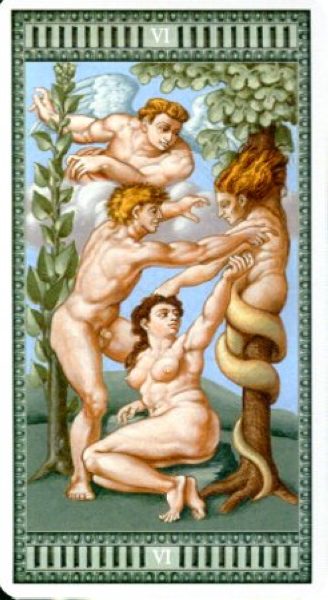 Таро «Микеланджело» (Michelangelo Tarot) %% VII Колесница