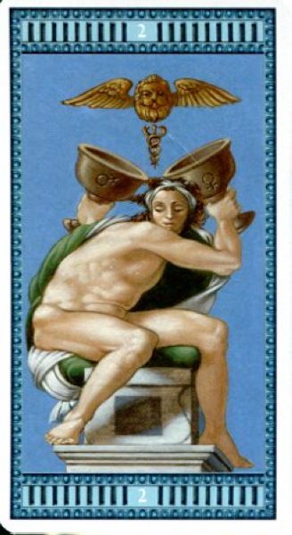 Таро «Микеланджело» (Michelangelo Tarot) %% 3 чаш