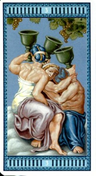 Таро «Микеланджело» (Michelangelo Tarot) %% 4 чаш