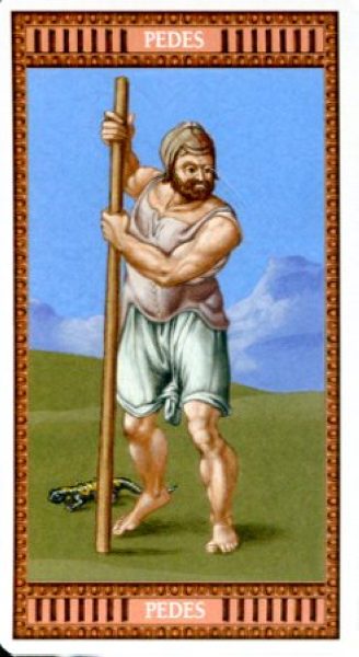 Таро «Микеланджело» (Michelangelo Tarot) %% Рыцарь мечей