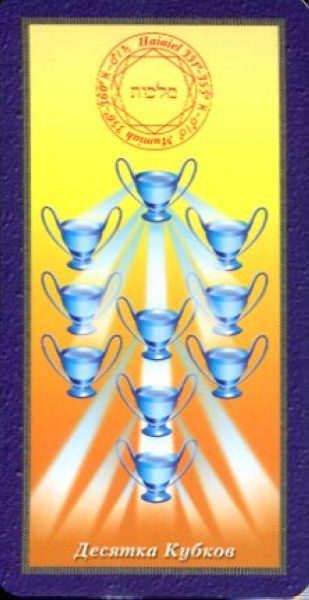 Комплект Таро Магических символов (книга+колода 78 карт) %% Королева пентаклей