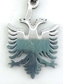Амулет Двуглавый орел, фигура (сталь) %% 