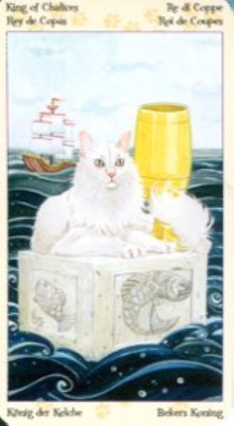 Tarot of Pagan Cats. Таро Языческих кошек (мини) %% Король чаш