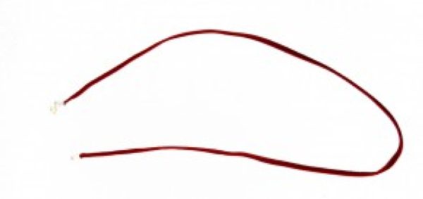 Ремешок замшевый, красный, L=52 см %% обложка 1
