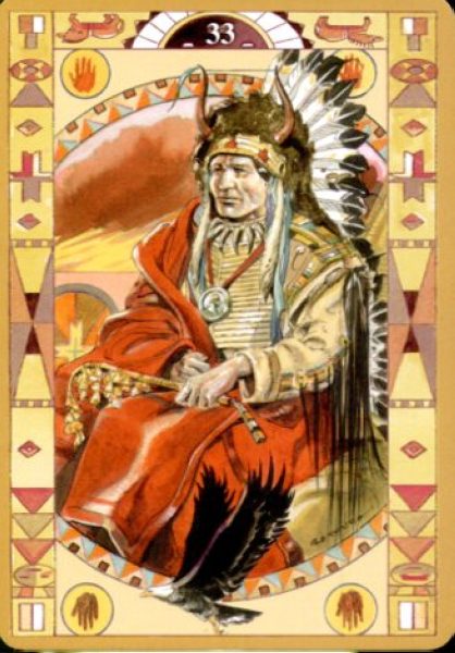 Сакральный Оракул Американских Индейцев %% Паж чаш