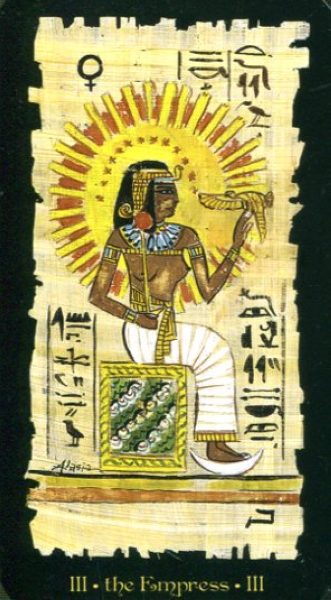 Egyptian Tarot. Египетское Таро (Старшие Арканы) %% III Императрица
