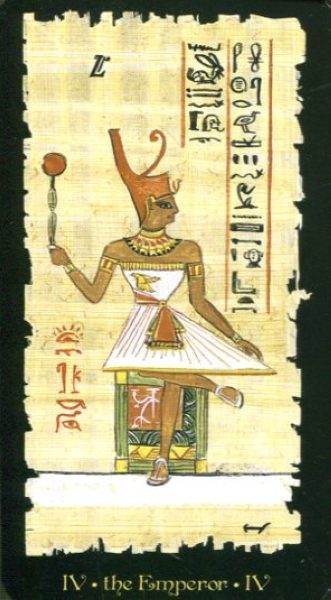 Egyptian Tarot. Египетское Таро (Старшие Арканы) %% IV Император