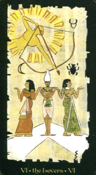 Egyptian Tarot. Египетское Таро (Старшие Арканы) %% VI Влюбленные