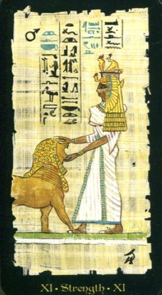 Egyptian Tarot. Египетское Таро (Старшие Арканы) %% XI Справедливость