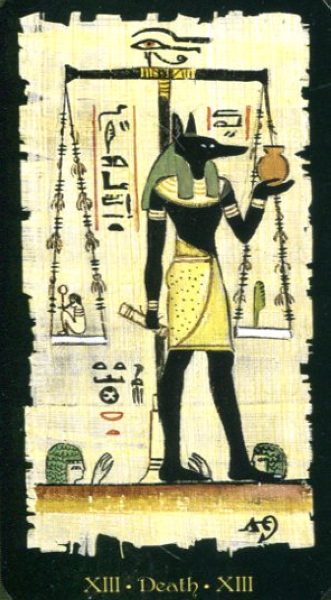 Egyptian Tarot. Египетское Таро (Старшие Арканы) %% XIII Смерть