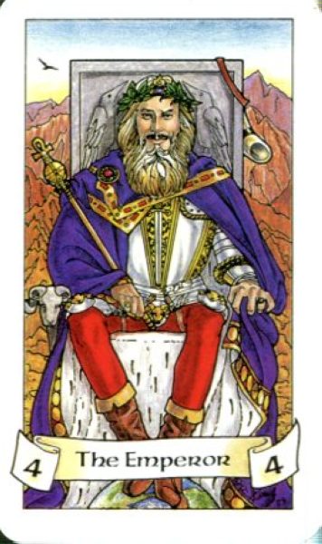 The Robin Wood Tarot. Таро Неоязычников %% IV Император