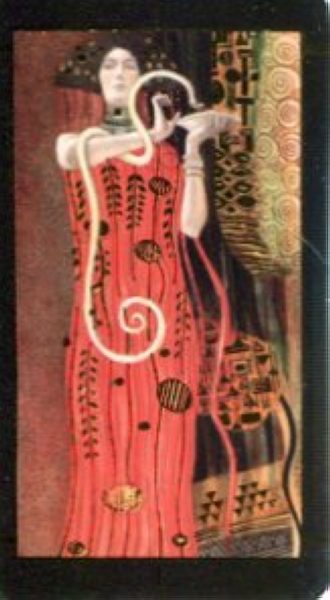 Мини Таро Климта. Klimt Tarot. Позолоченное %% I Маг