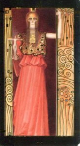 Мини Таро Климта. Klimt Tarot. Позолоченное %% III Императрица