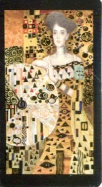Мини Таро Климта. Klimt Tarot. Позолоченное %% X Колесо фортуны